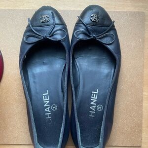 Chanel Black Ballet Flats